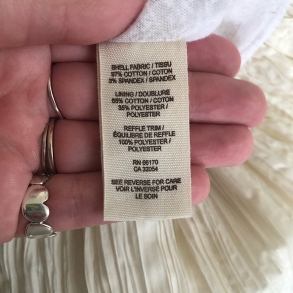 Free People Military Ruffle Jacket in Ivory Size 4 - Picture 10 of 16